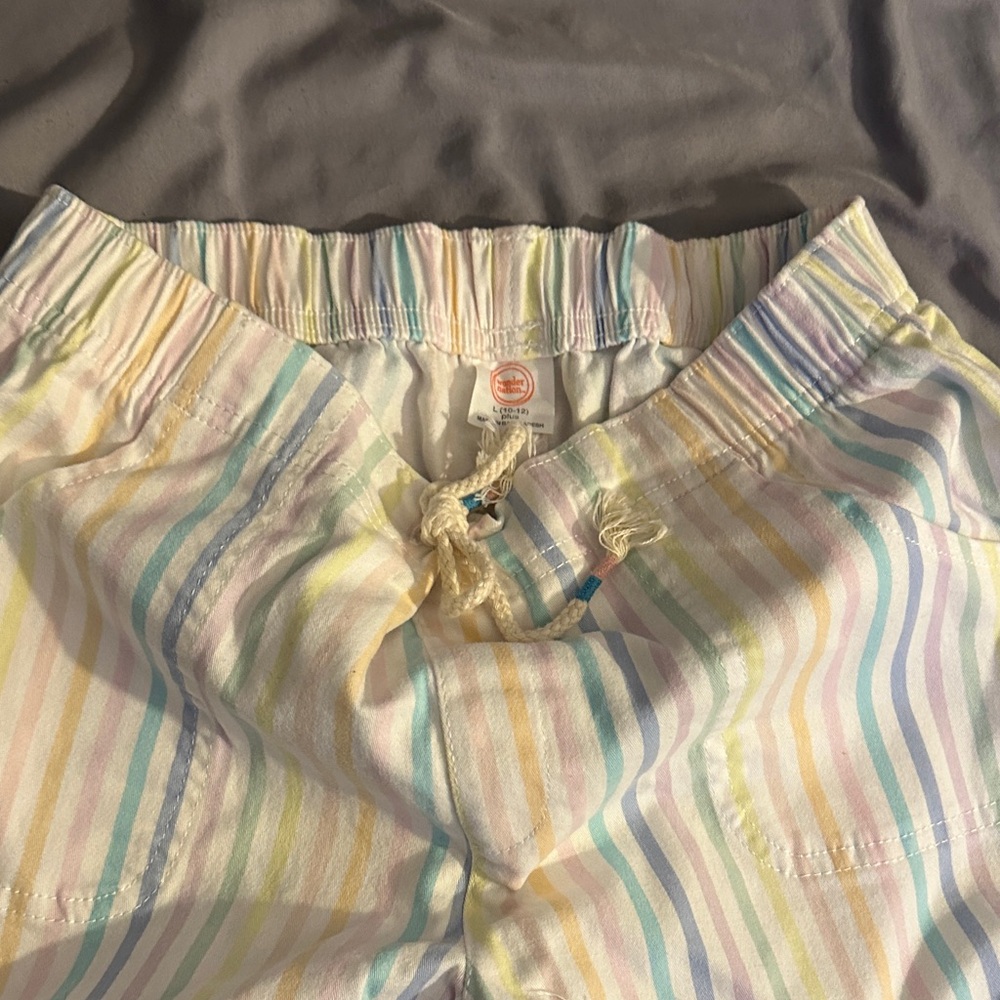Colorful Striped Kids Shorts